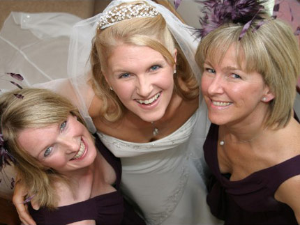 Bride and Bridesmaids Photograph